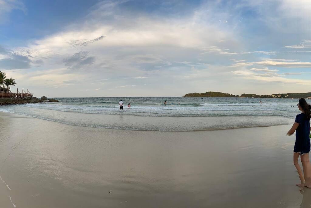Apto Vista Mar -250Mts Da Praia Bombinhas Esterno foto